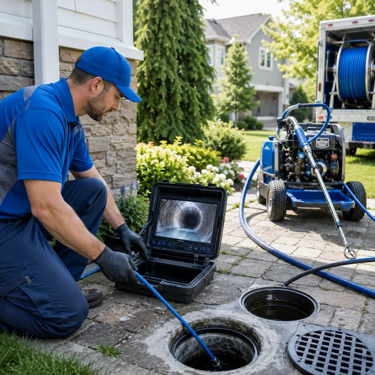 Outdoor drain cleaning professionals serving Brule, WI